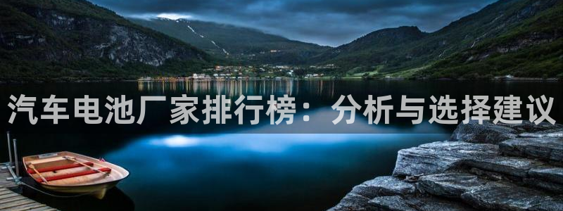 优发国际手机客户端下载安卓：汽车电池厂家排行榜：分析与选择建议