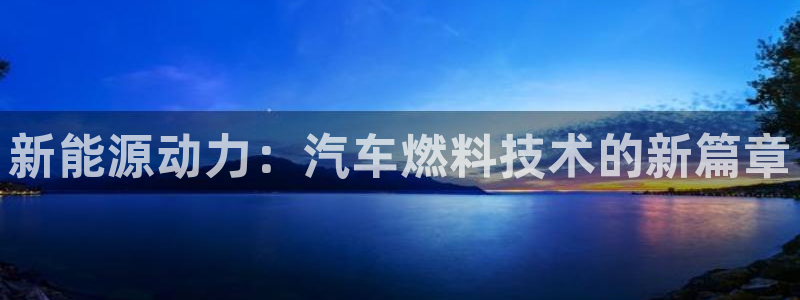 优发国际是合法的吗：新能源动力：汽车燃料技术的新篇章