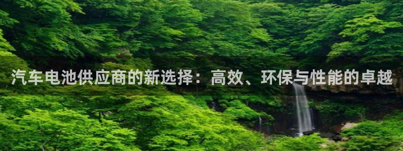 优发国际手机版下载官网：汽车电池供应商的新选择：高效、环保与性能的卓越